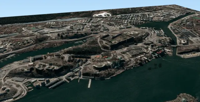 Result of stereo process on WorldView 1B data