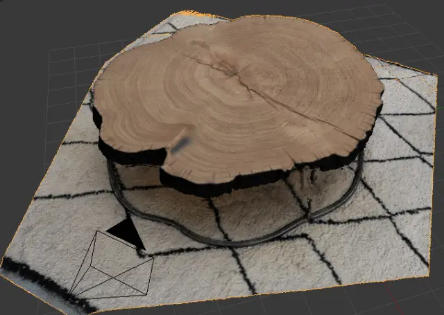 Final mesh/material edits within Blender