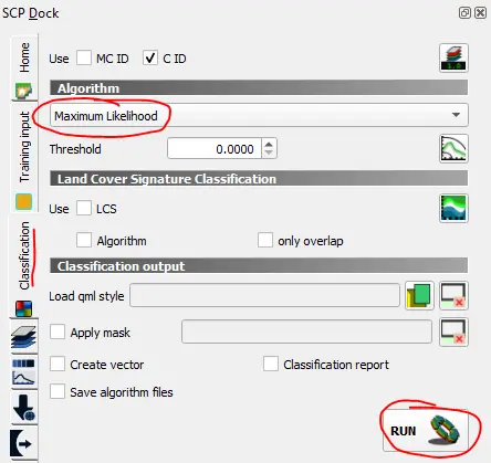 Run classify